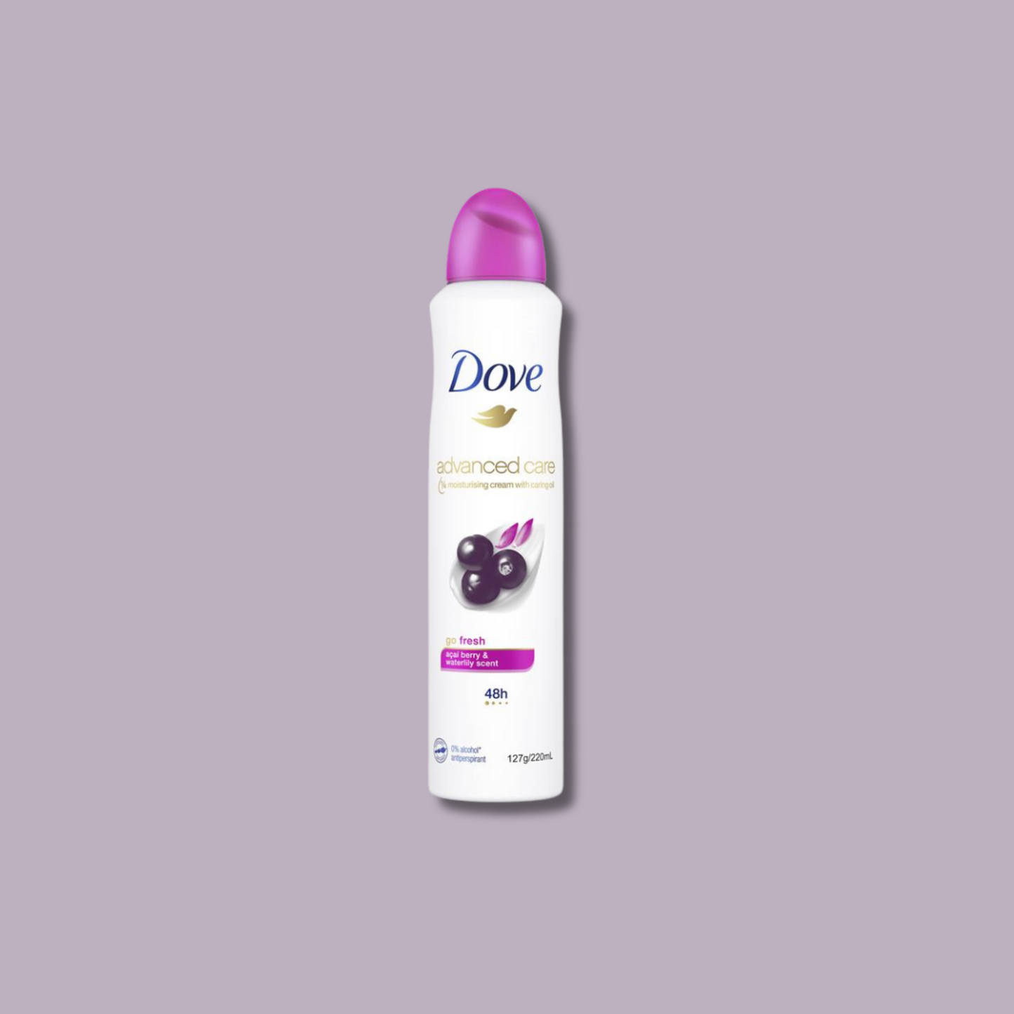 DOVE ANTIPERSPIRANT ADVANCE CARE GO FRESH ACAI WATERLILY 220ML