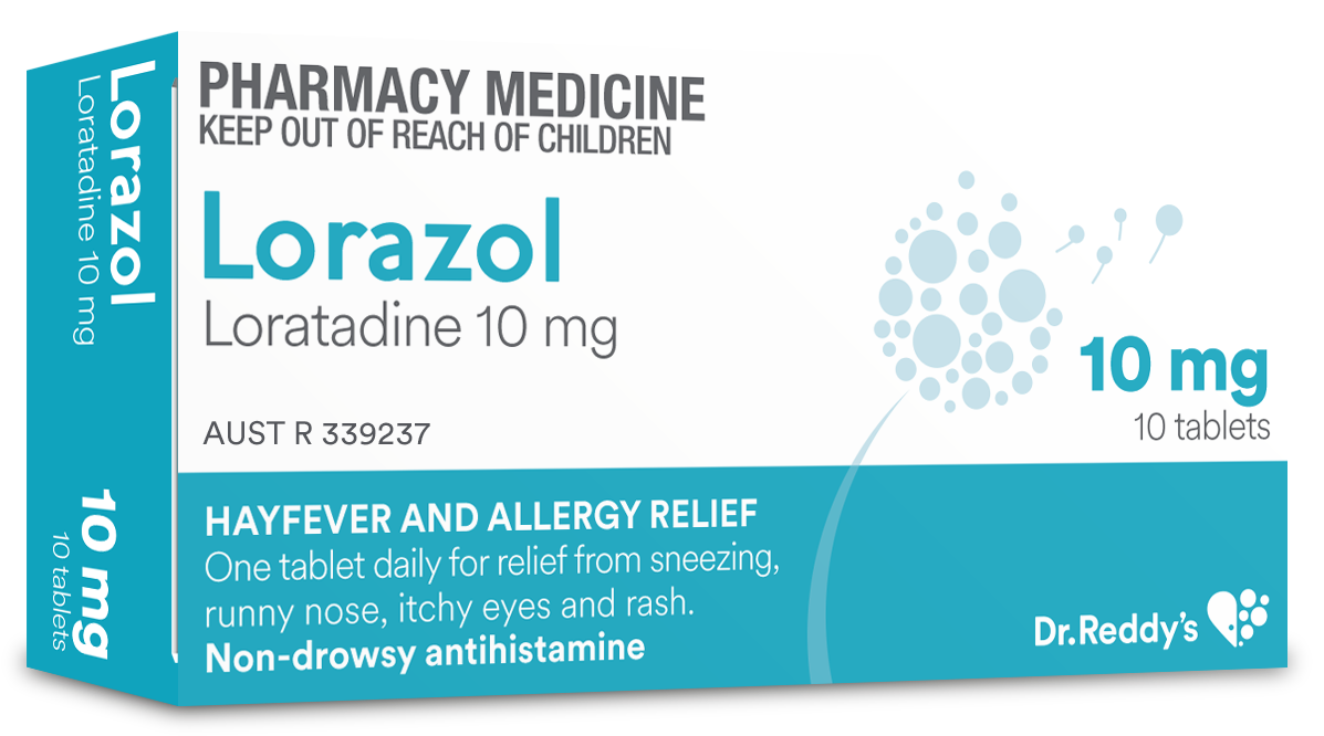 140x Cetrine 10mg (Cetirizine) + 10x Lorazol 10mg (Loratadine)