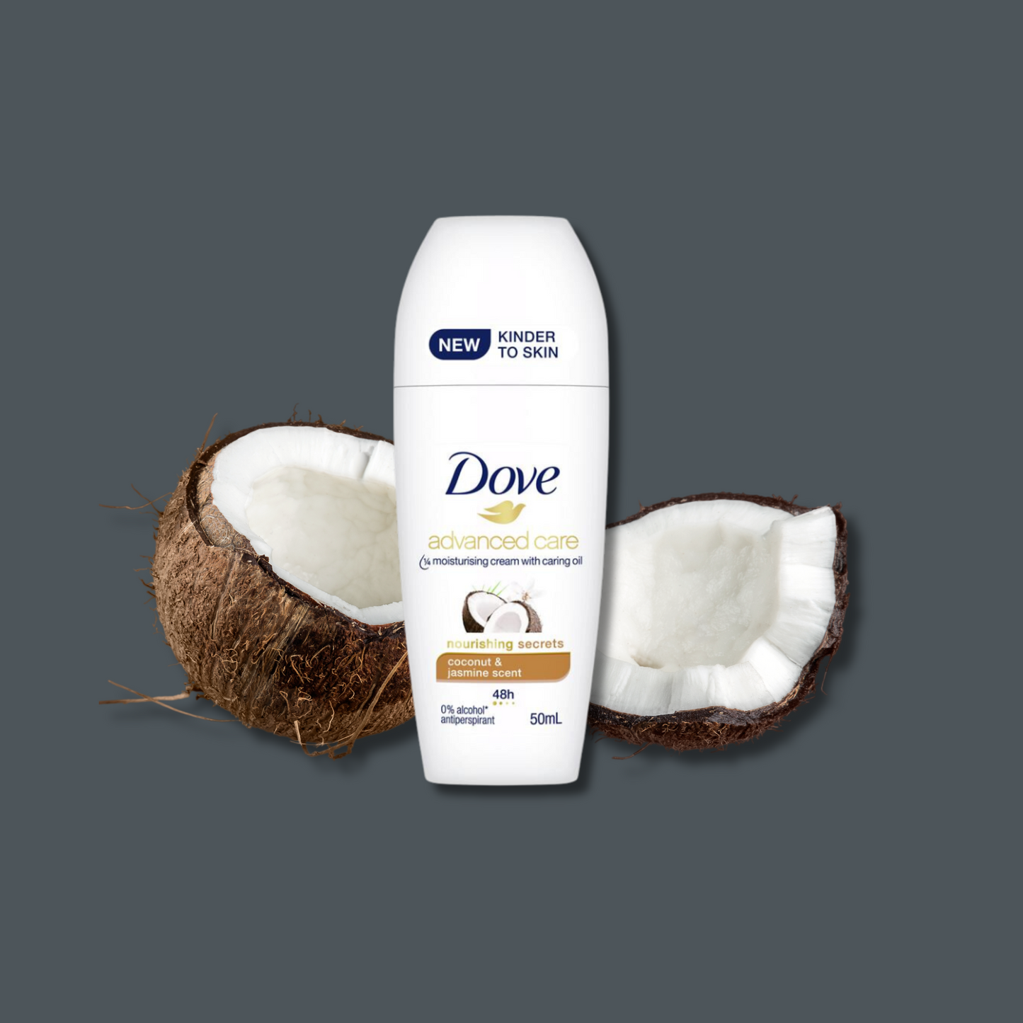 Dove for Women Antiperspirant Deodorant Roll On Advanced Care Coconut 50ml