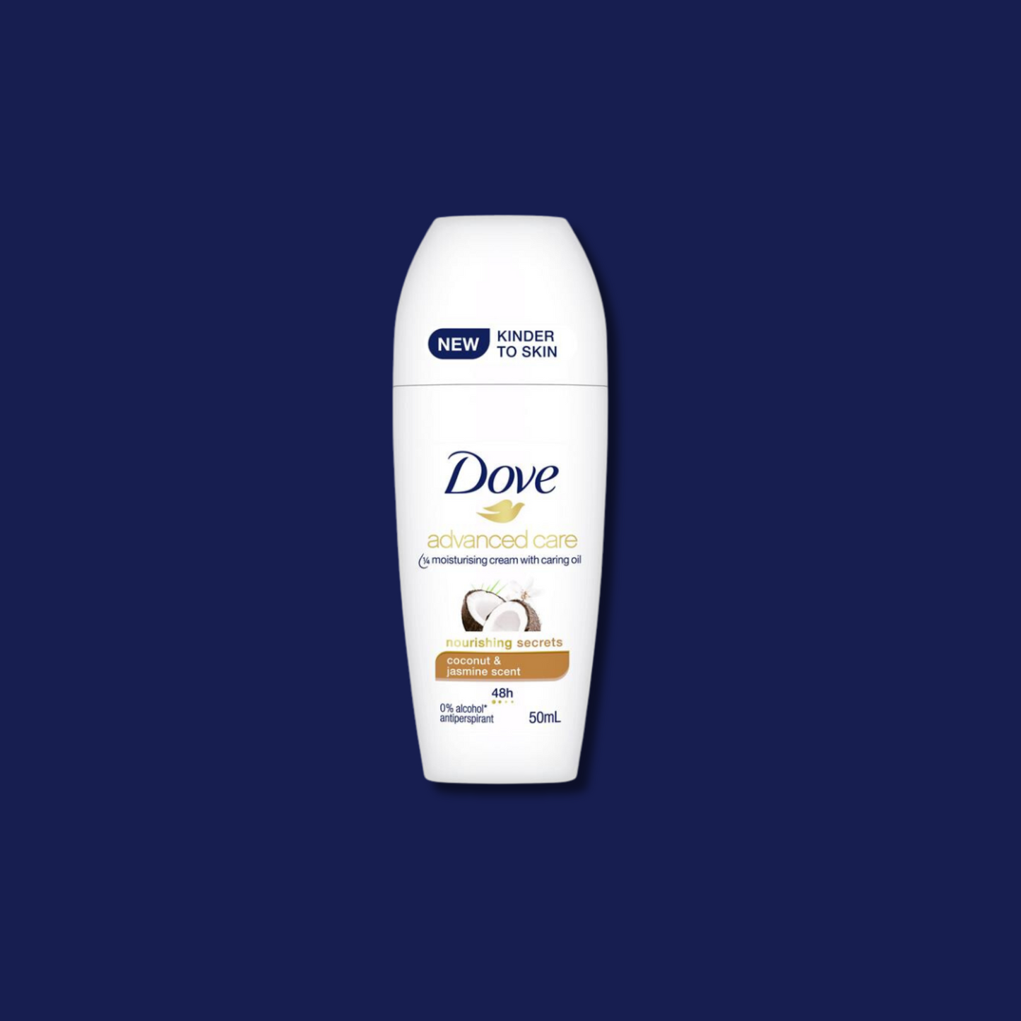 Dove for Women Antiperspirant Deodorant Roll On Advanced Care Coconut 50ml