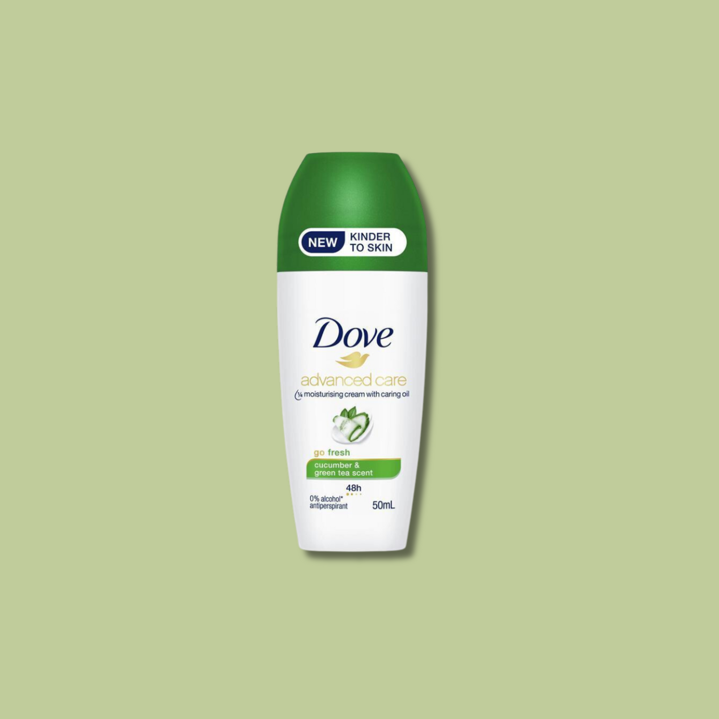 Dove for Women Antiperspirant Deodorant Roll On Advanced Care Go Fresh Cucumber 50ml