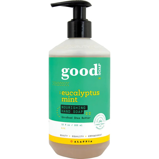 ALAFFIA Good Soap Hand Soap Eucalyptus Mint 355ml