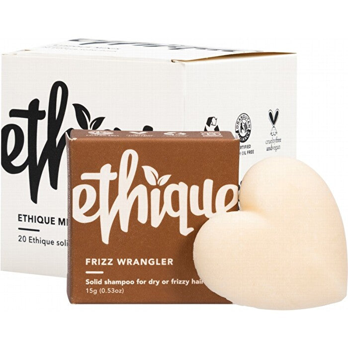 ETHIQUE Solid Shampoo (Mini) Frizz Wrangler - Dry Or Frizzy Hair 15g 20PK