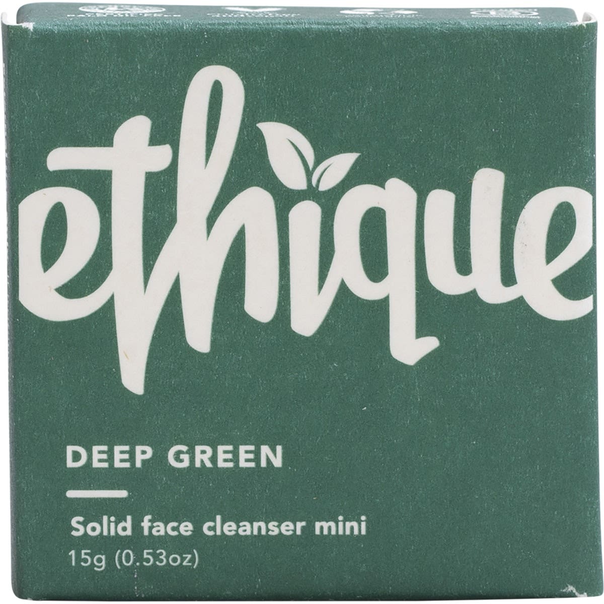 ETHIQUE Solid Face Cleanser (Mini) Deep Green - Oily To Normal Skin 15g 20PK