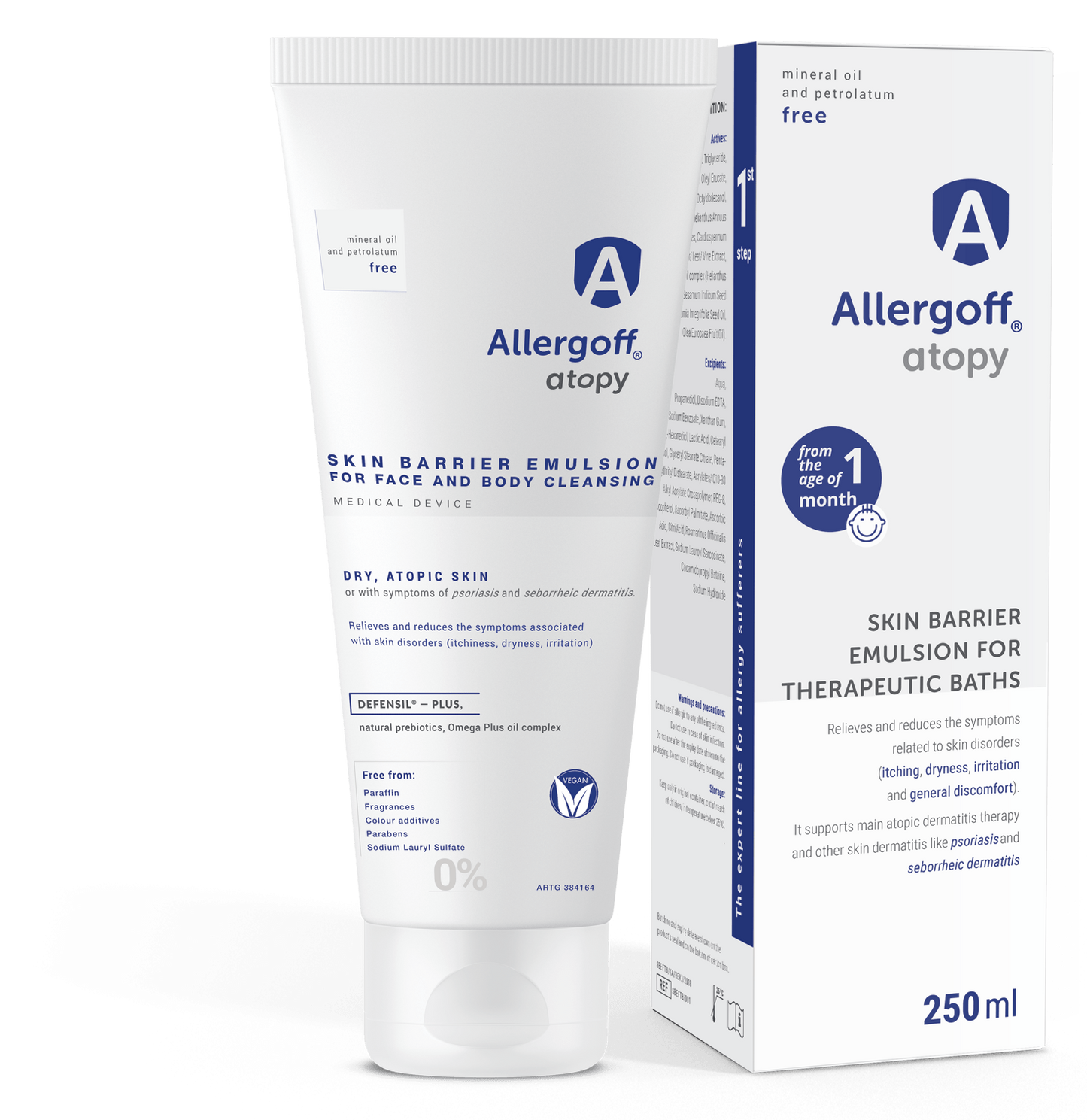 Allergoff Atopy Skin Barrier Emulsion for Gentle Face and Body Cleansing 250mL