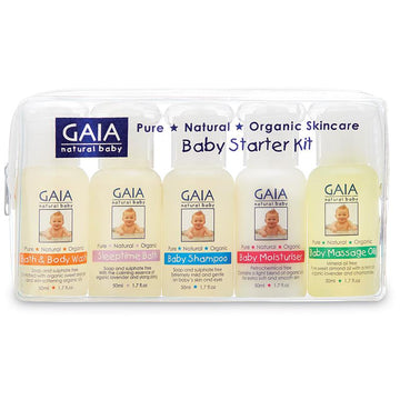 Gaia Natural Baby Starter Kit Travel 5 x 50mL