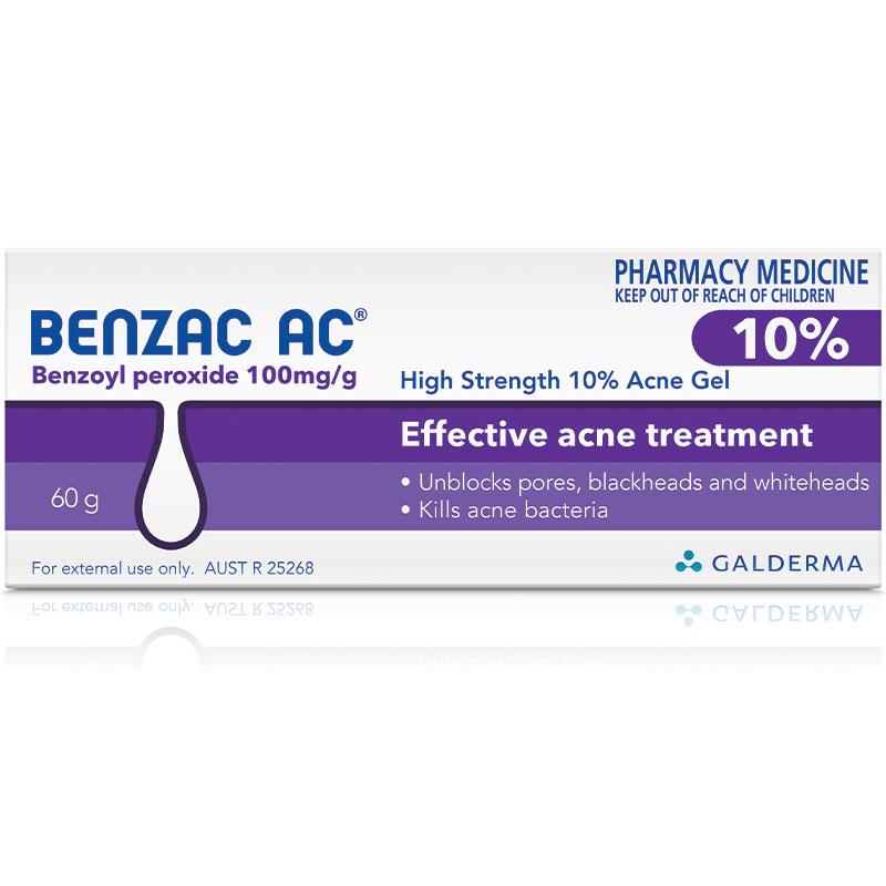 Benzac AC Gel 10% 60g (Limit ONE per Order)