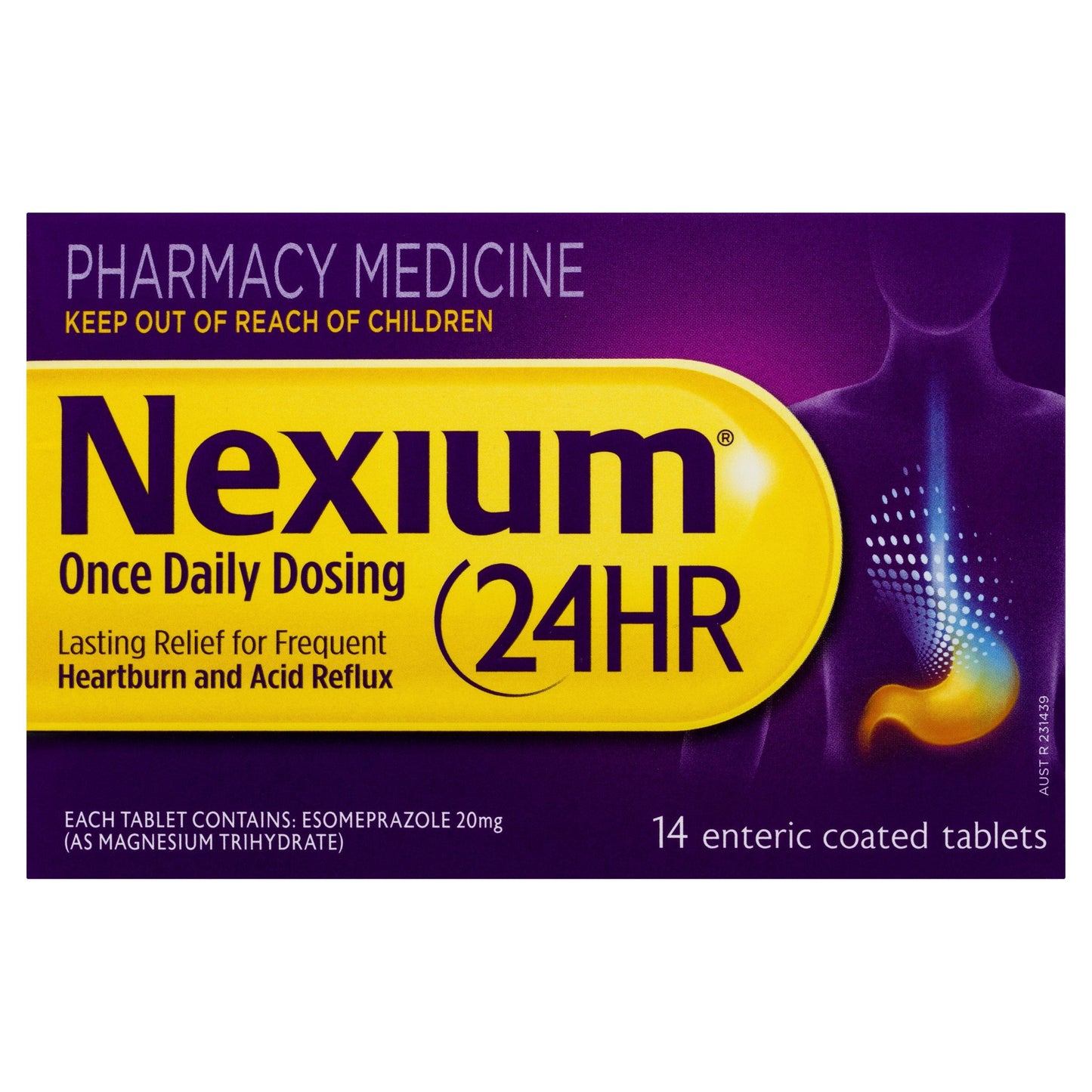 Nexium 24hr 20mg Tablets 14 (LIMIT of ONE per Order)