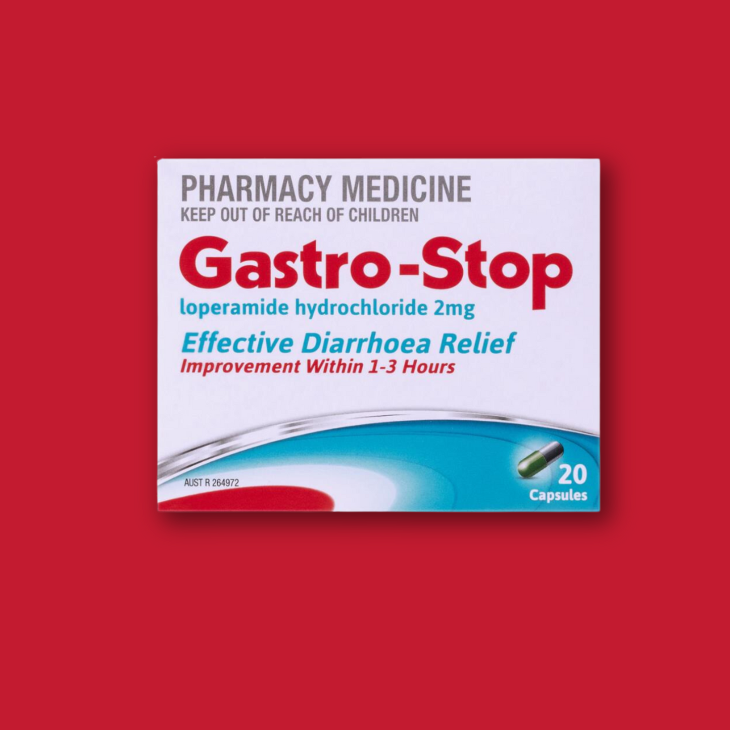 GastroStop Loperamide 2mg 20 Capsules