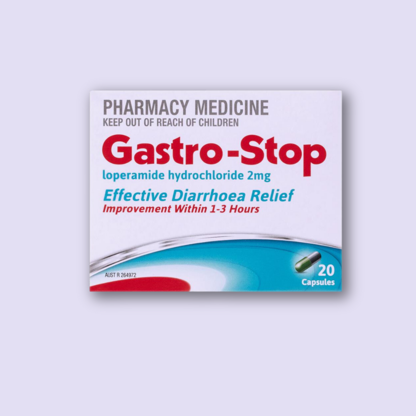 GastroStop Loperamide 2mg 20 Capsules