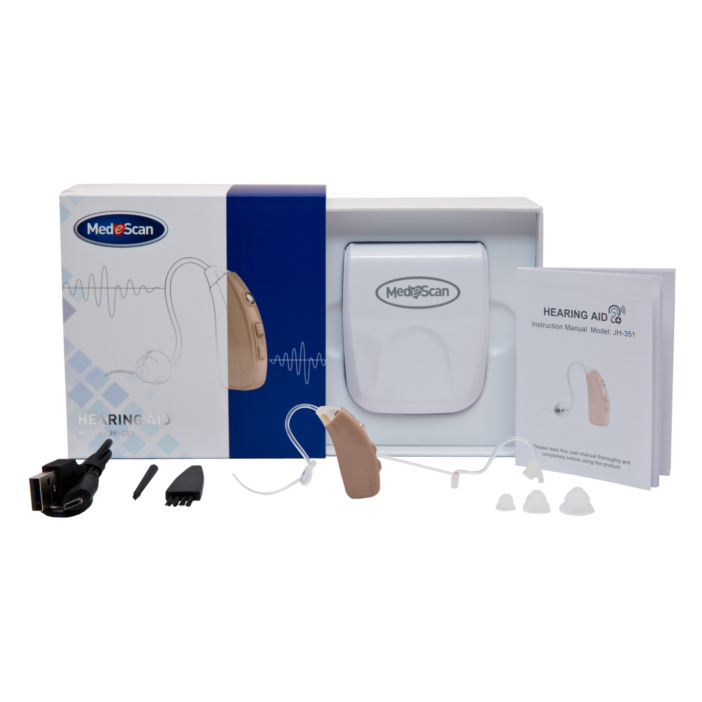 Behind The Ear Hearing Aid - 2 for $150 Bundle