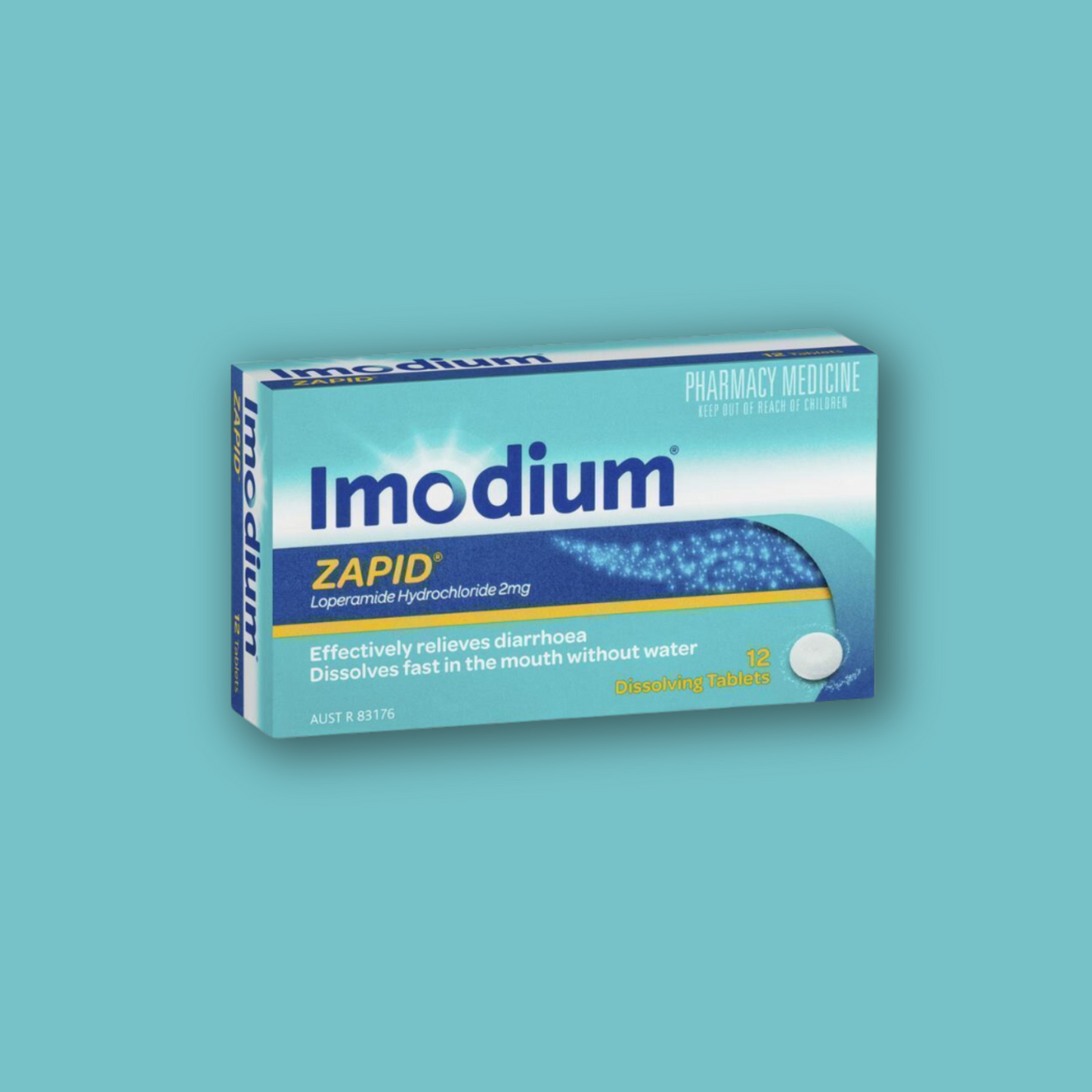 Imodium Zapid Diarrhoea Tablets 12 Pack