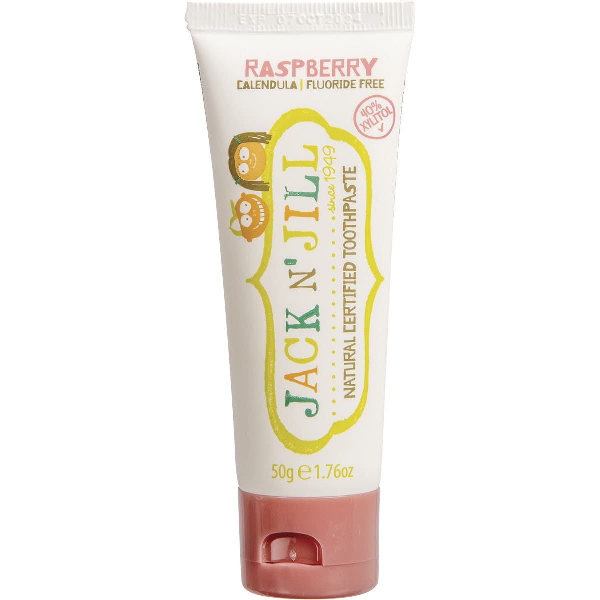 JACK N' JILL Toothpaste (Children) Raspberry - Fluoride Free 50g