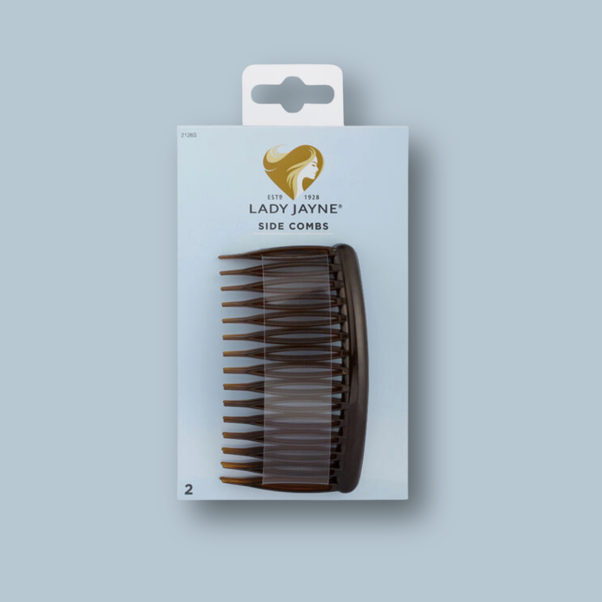 LARGE SHELL SIDE COMBS - 2 PK