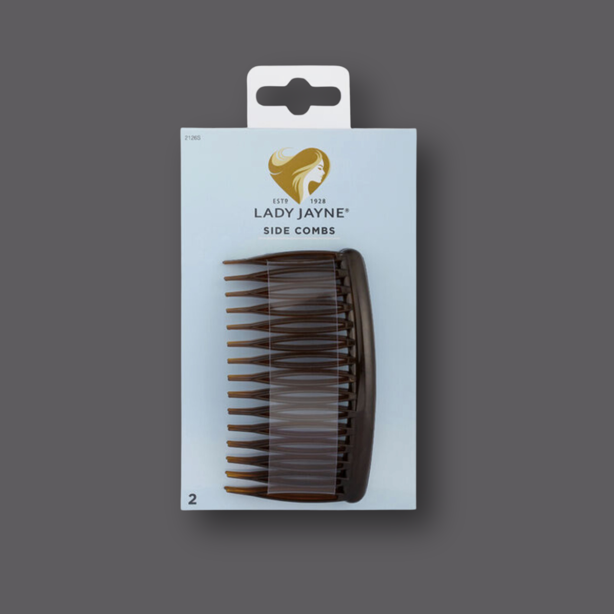 LARGE SHELL SIDE COMBS - 2 PK