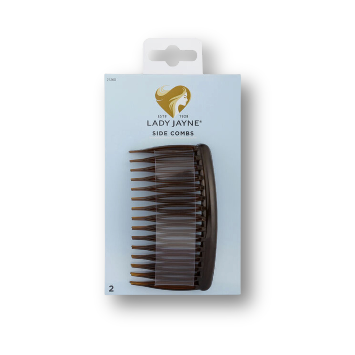 LARGE SHELL SIDE COMBS - 2 PK