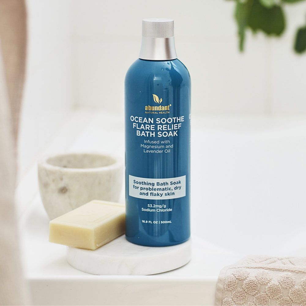 Abundant Natural Health Ocean Soothe Flare Relief Bath Soak 500ml