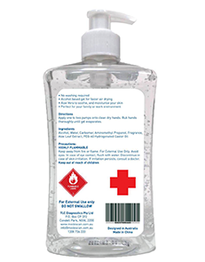 Hand Sanitiser Gel 500mL