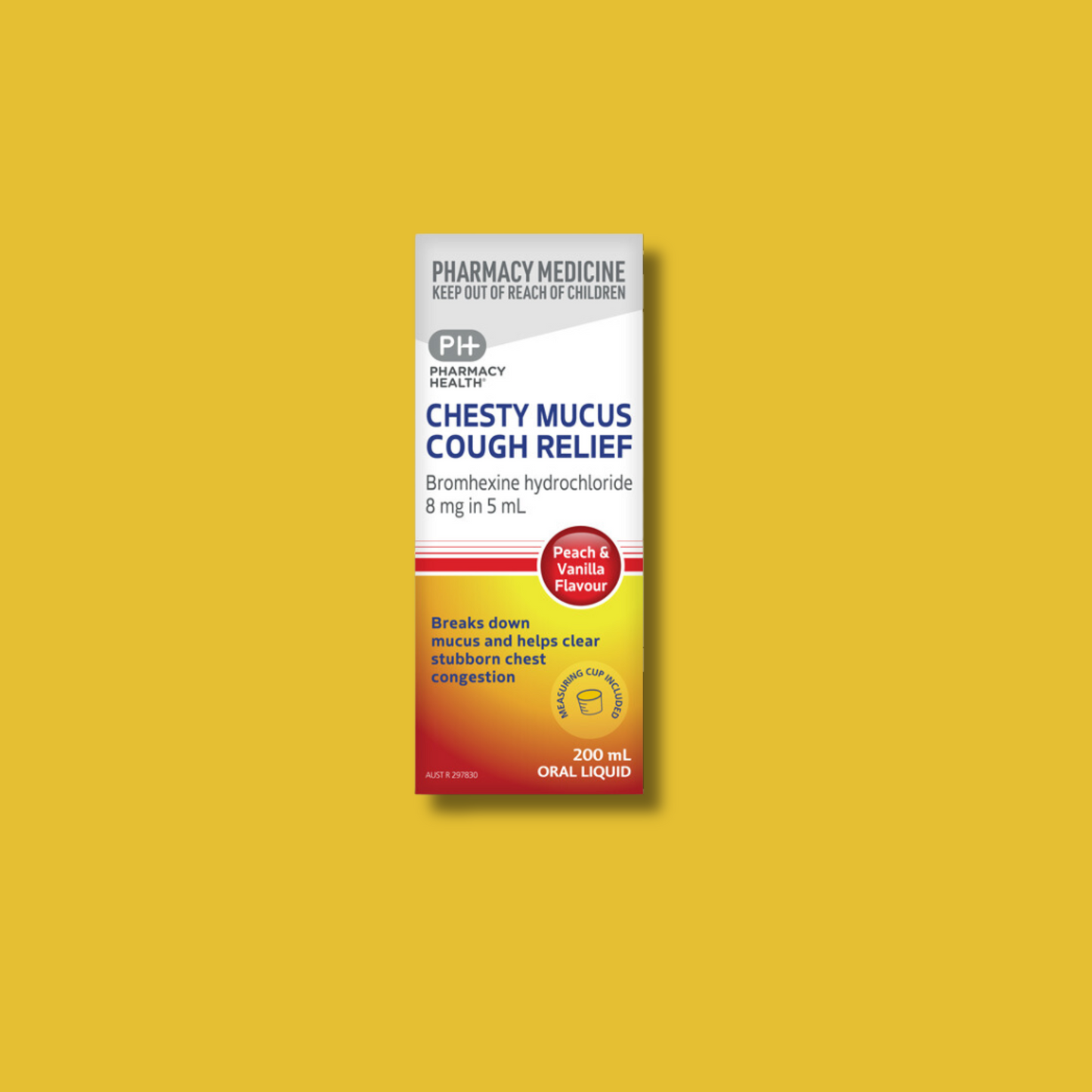 PH CHESTY MUCUS COUGH RELIEF 200ML S2