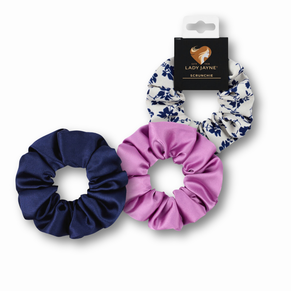 PRO SCRUNCHIE - 1 PK, ASSORTED COLOURS