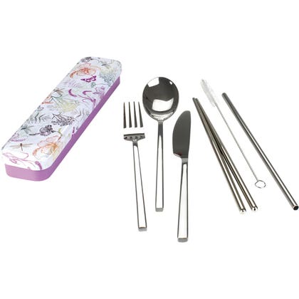 RETROKITCHEN Carry Your Cutlery - Dragonfly Stainless Steel Cutlery Set 1