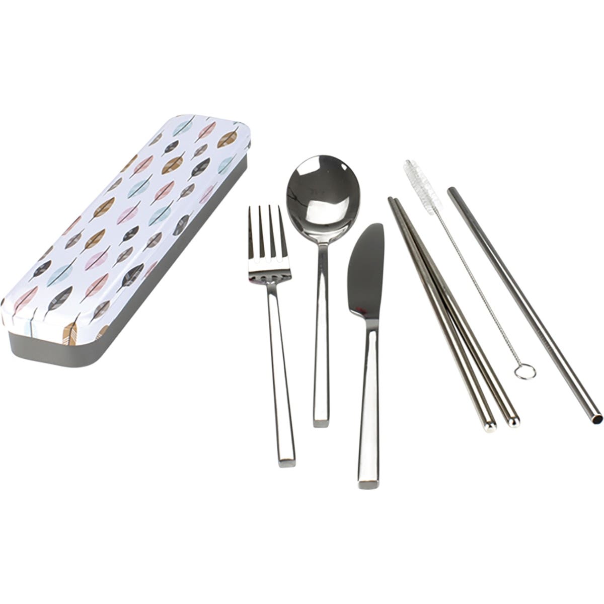 RETROKITCHEN Carry Your Cutlery - Leaves Stainless Steel Cutlery Set 1