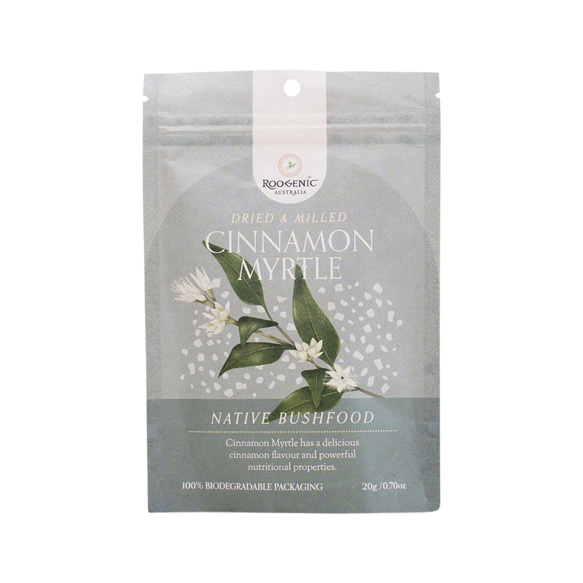 Roogenic Australia Native Bushfood Dried & Milled Cinnamon Myrtle 20g