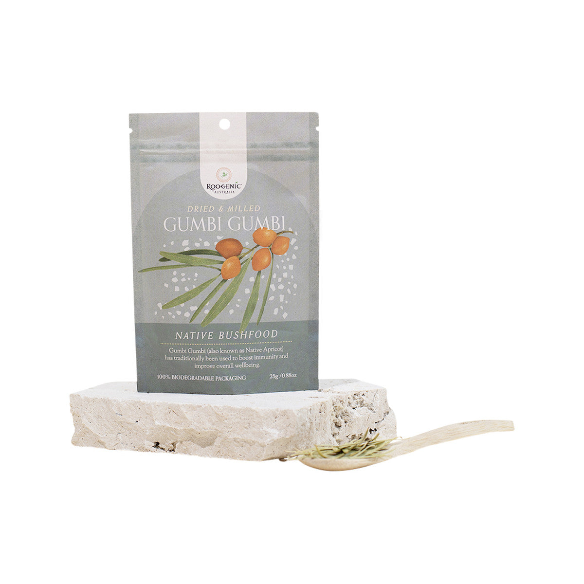 Roogenic Australia Native Bushfood Dried & Milled Gumbi Gumbi 25g