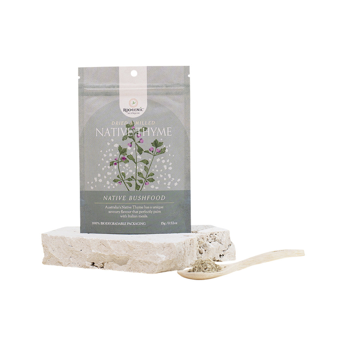 Roogenic Australia Native Bushfood Dried & Milled Native Thyme 15g