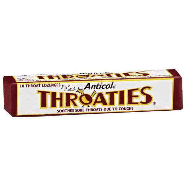 Allens Anticol Throaties Stick 10 Lozenges