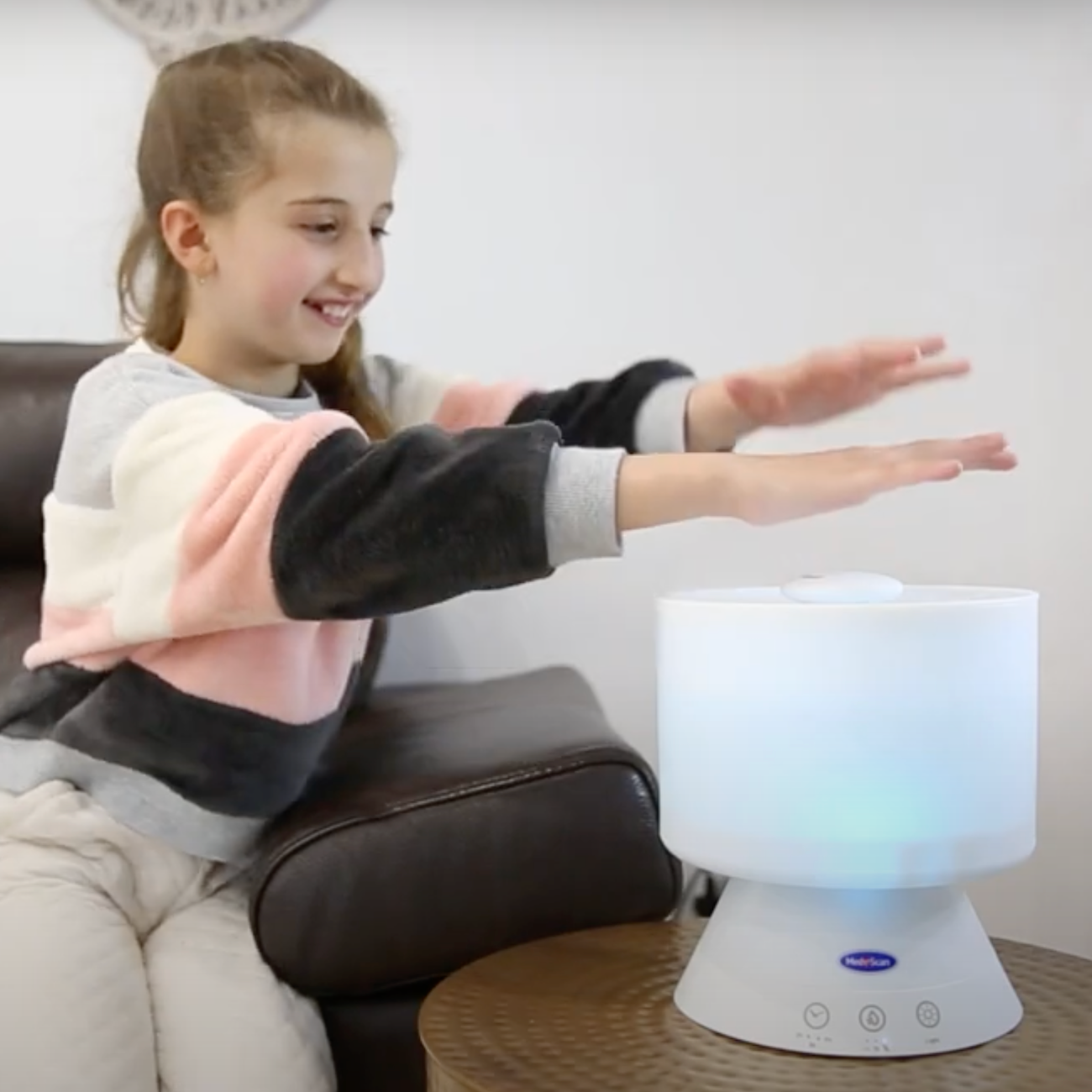 Rainbow Mist Top Fill Ultrasonic Cool Mist Humidifier
