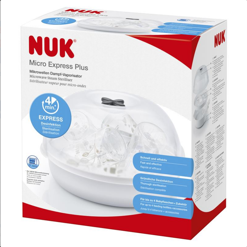 NUK Micro Express Plus Microwave Steam Steriliser