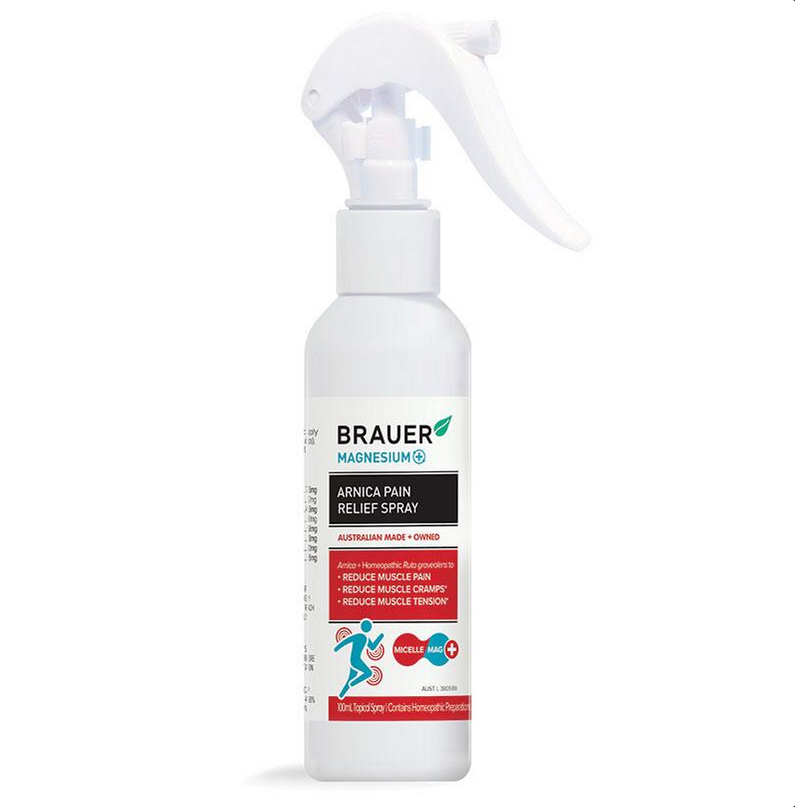 Brauer Magnesium+ Arnica Pain Relief Spray 100mL