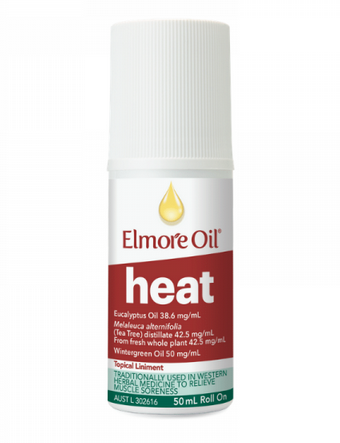 Elmore Oil Heat Roll On 50mL (Ships April)