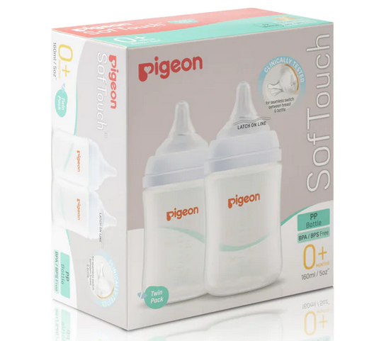 Pigeon SofTouch III Bottle PP 160mL Twin Pack