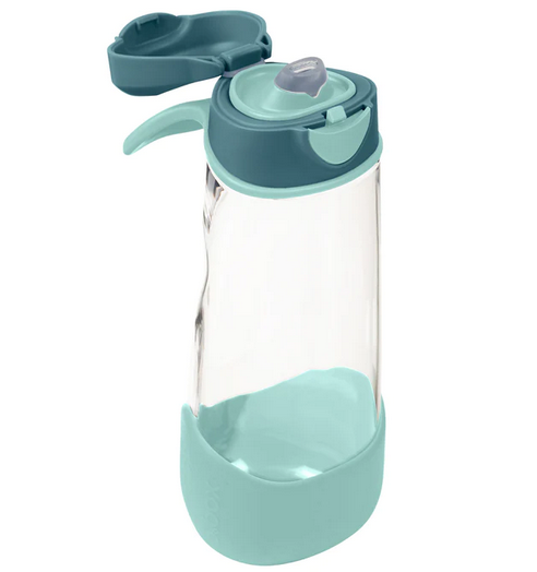 B.BOX Sport Spout 600mL Bottle - Emerald Forest