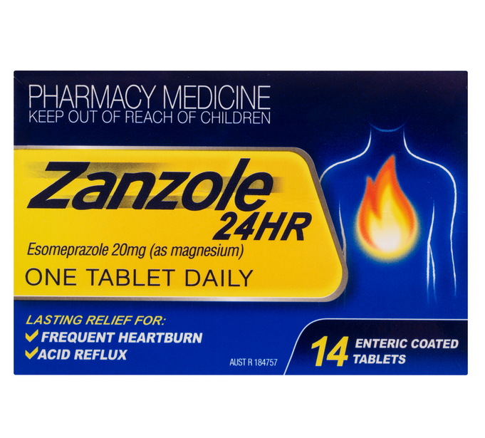 Zanzole 24HR 20Mg 14 Tablets (Limit ONE per Order)