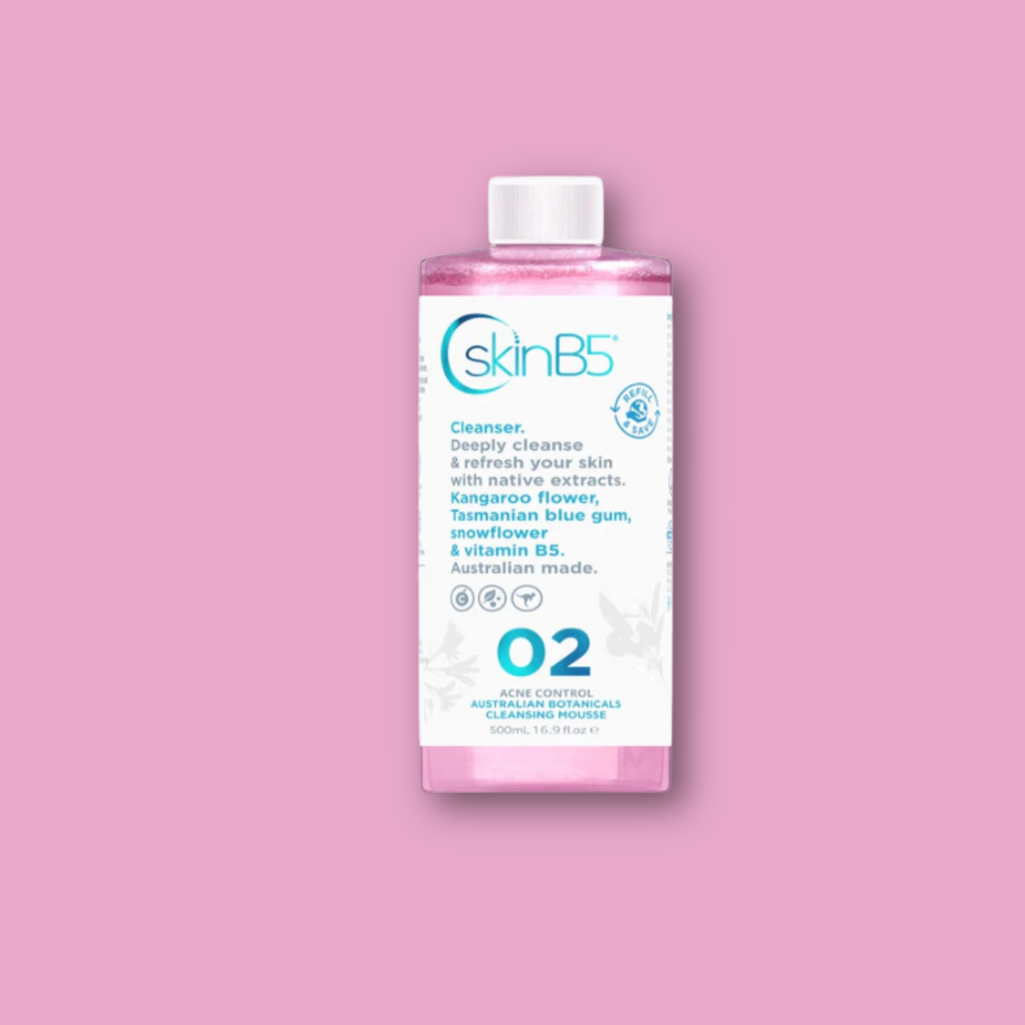 Control Australian Botanicals Cleansing Mousse 500ml