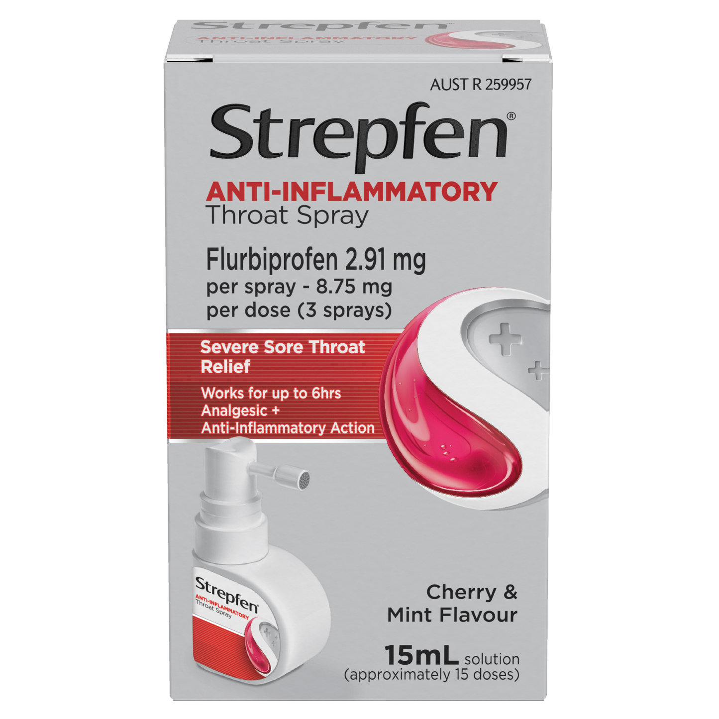 Strepfen Intensive Throat Spray with Anti Inflammatory Action 15mL