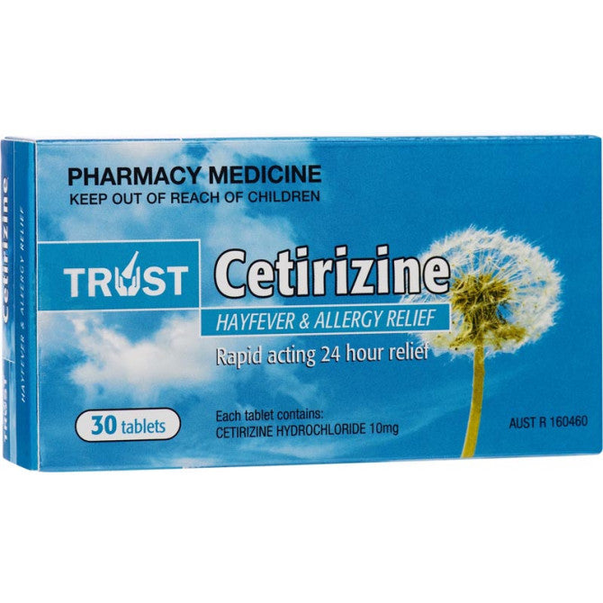 Hayfever Trio, 30x Fexofenadine + 30x Cetirizine + 30x Loratadine - EOFY CLEARANCE