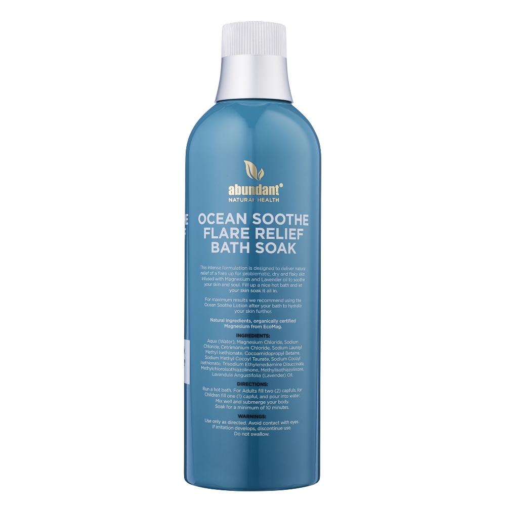 Abundant Natural Health Ocean Soothe Flare Relief Bath Soak 500ml