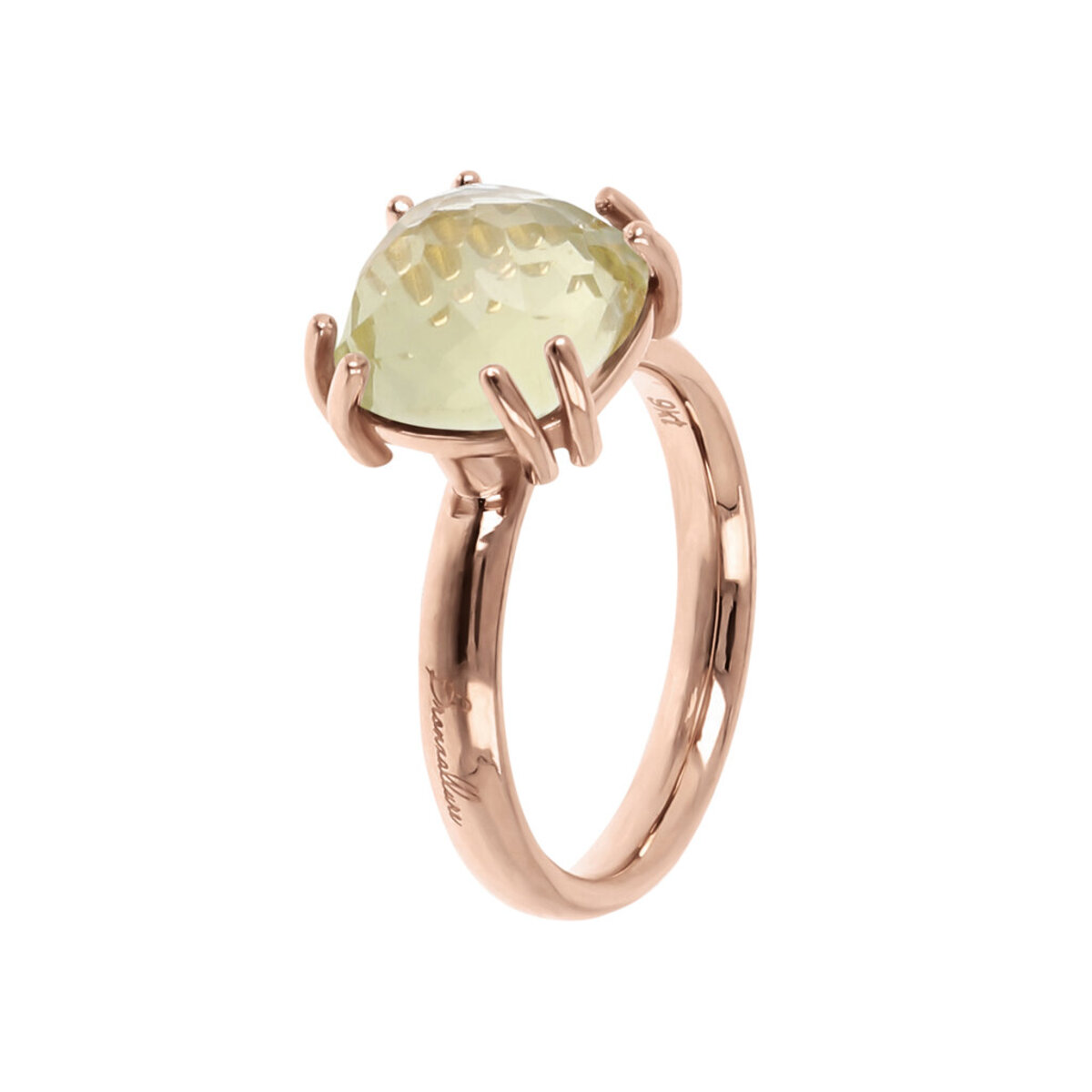 Cocktail Ring in 9Kt Gold with Natural Stone
