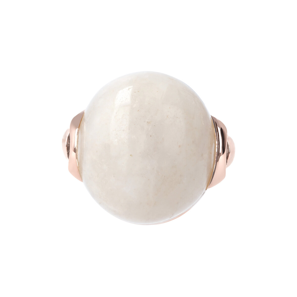 Cocktail Ring with Round Natural Stone