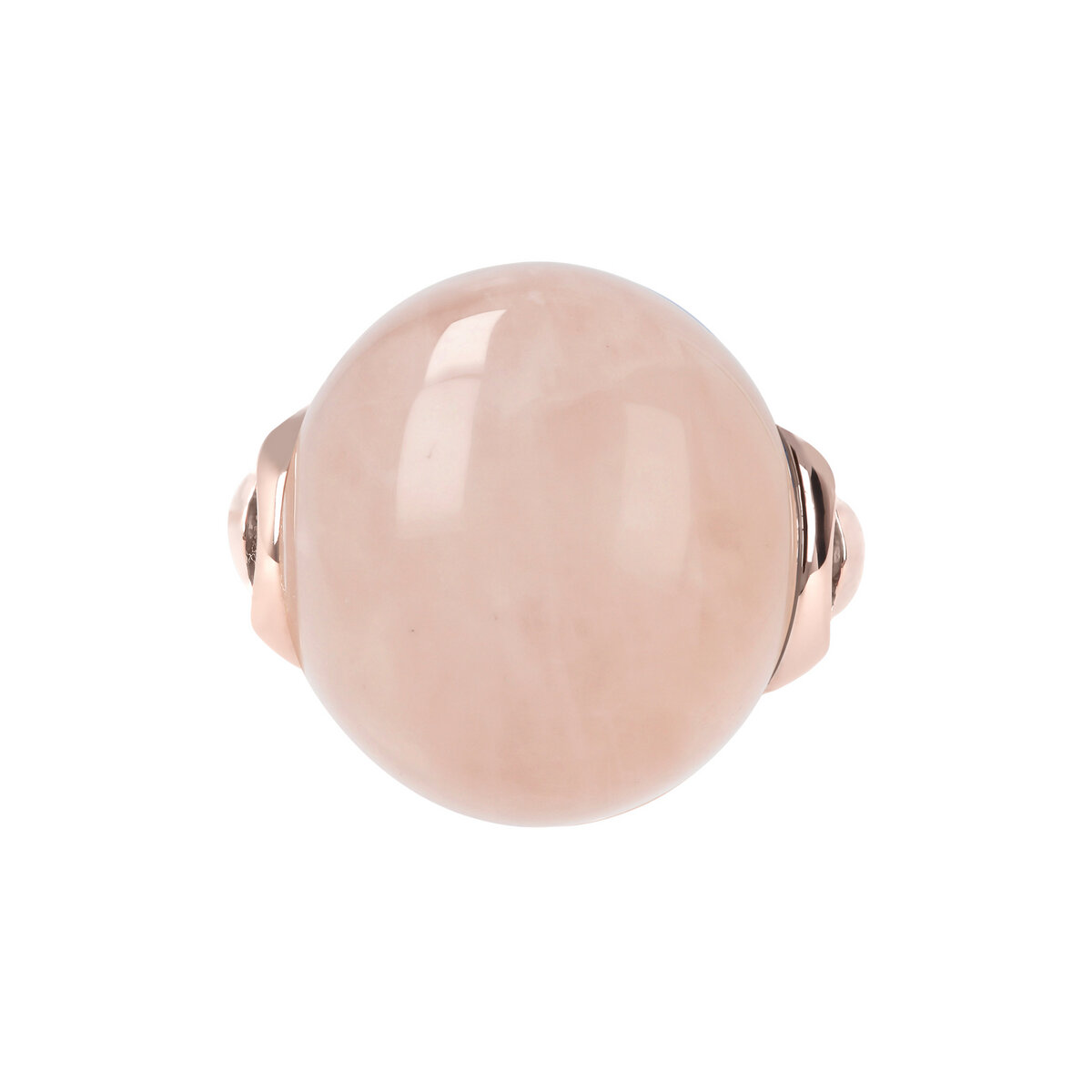 Cocktail Ring with Round Natural Stone
