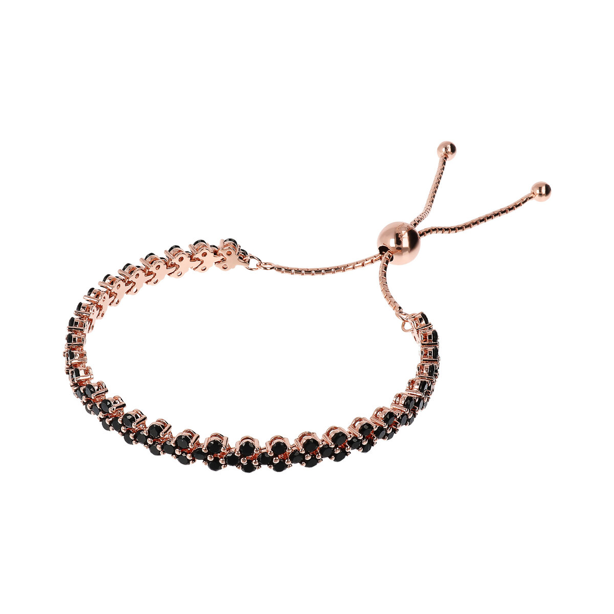 Double Tennis Bracelet with Cubic Zirconia