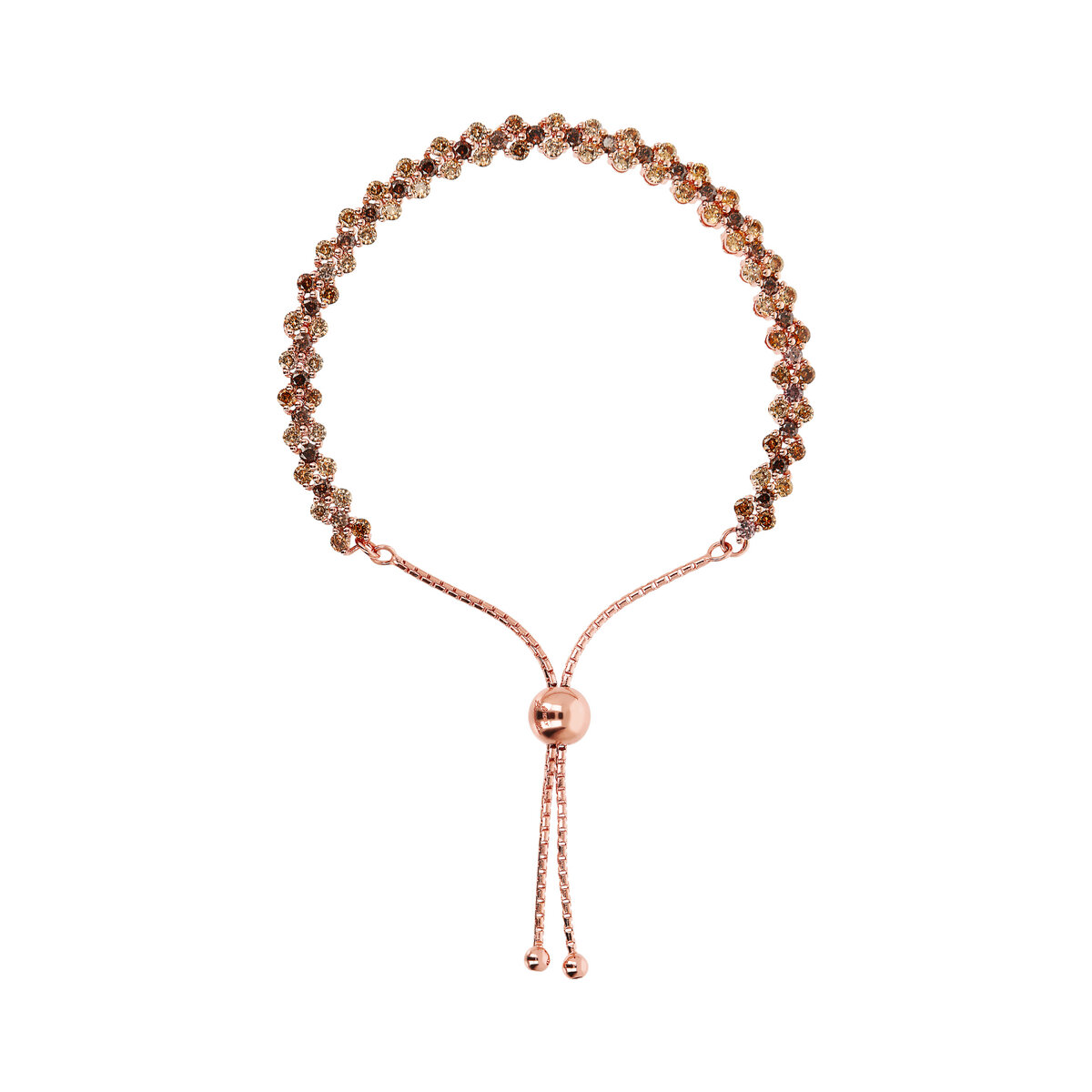 Double Tennis Bracelet with Cubic Zirconia
