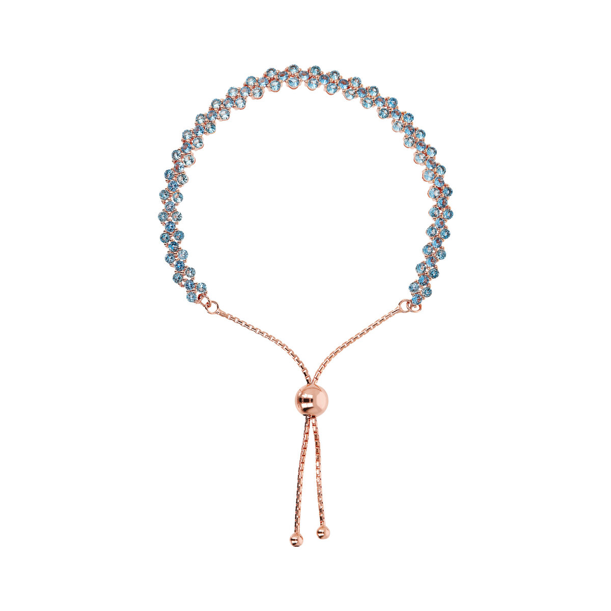 Double Tennis Bracelet with Cubic Zirconia