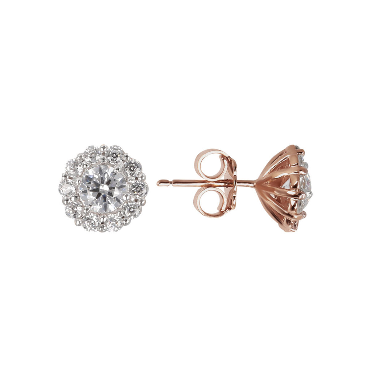Fantasy Stud Earrings in Cubic Zirconia
