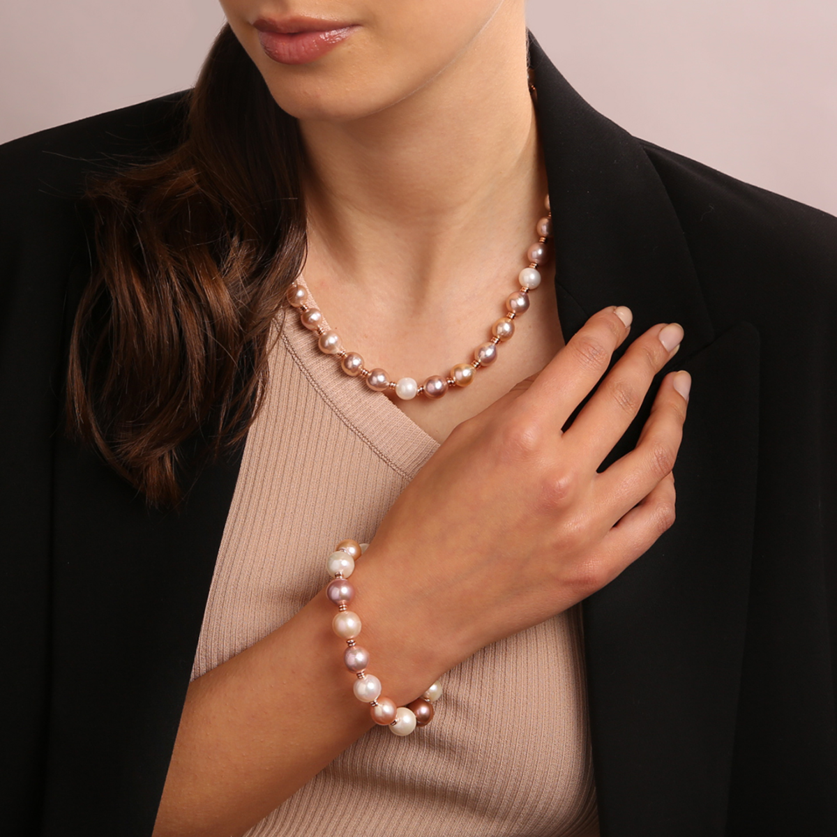 Bracelet with Ming Freshwater Cultured Pearls