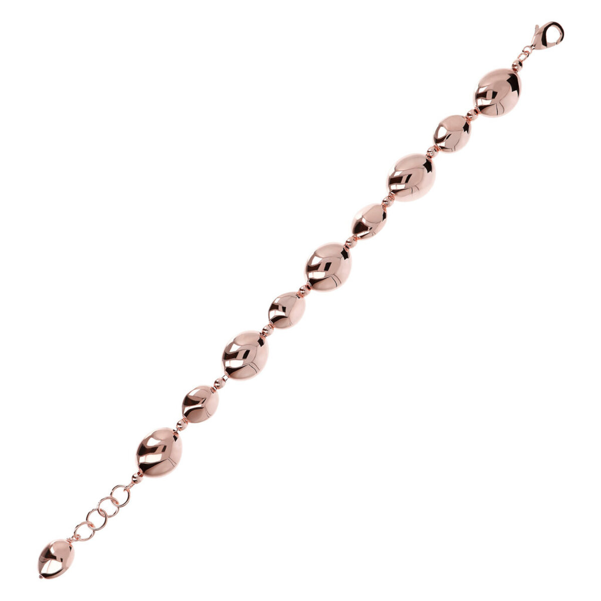Bracelet with Aleternate Rosé Golden Nuggets